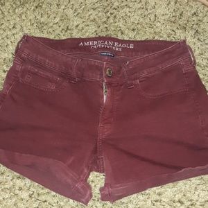 American Eagle Burgundy Super Stretch